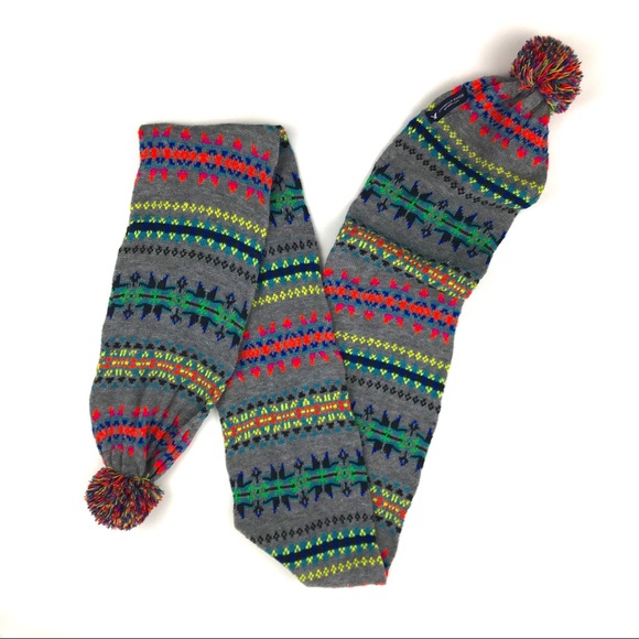 American Eagle Outfitters Fair Isle Knit Scarf